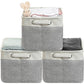 14.4" x 10" Slim Large Fabric Storage Bin (3 Count)