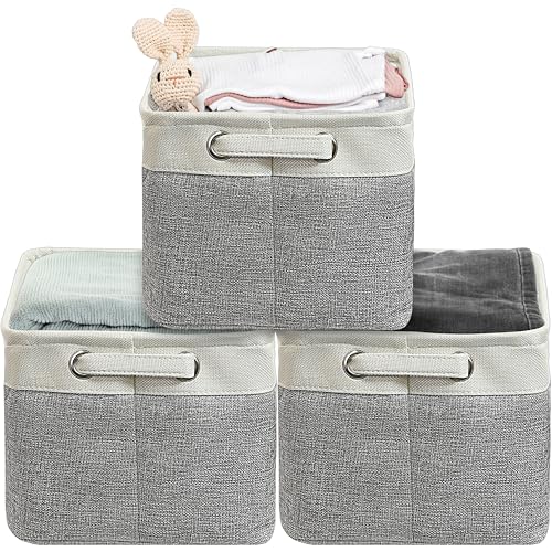 14.4" x 10" Slim Large Fabric Storage Bin (3 Count)