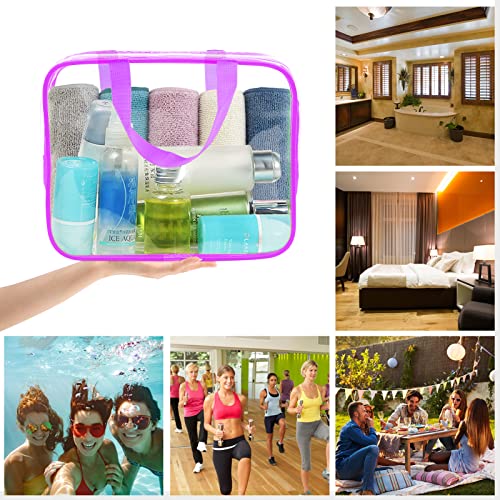 6 Packs Clear Makeup Bags