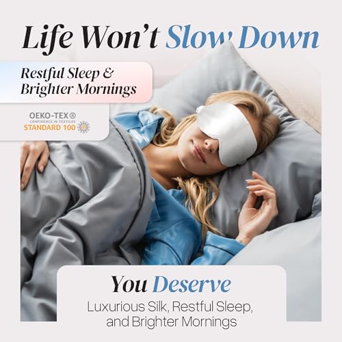 Adjustable Silk Sleep Mask Eye Covers