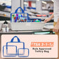 10 PCS Clear Travel Bags for Toiletries (10 Count)
