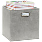 11 Inch Foldable Cube Storage Bins with Handles (24 Count)