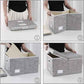 Extra Large Collapsible Storage Cubes with Lids Fabric Decorative Storage Bins Boxes Organizer Baskets with Cover Handles for Bedroom Closet Living Room 19.6x15.7x11.8 Inch 3 Pack (3 Count)