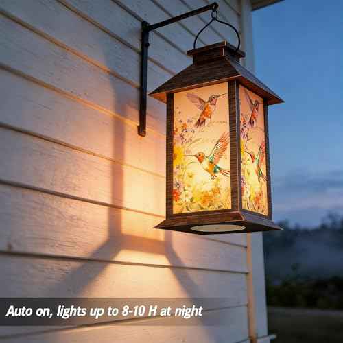 Hummingbird Solar Lanterns Outdoor Waterproof