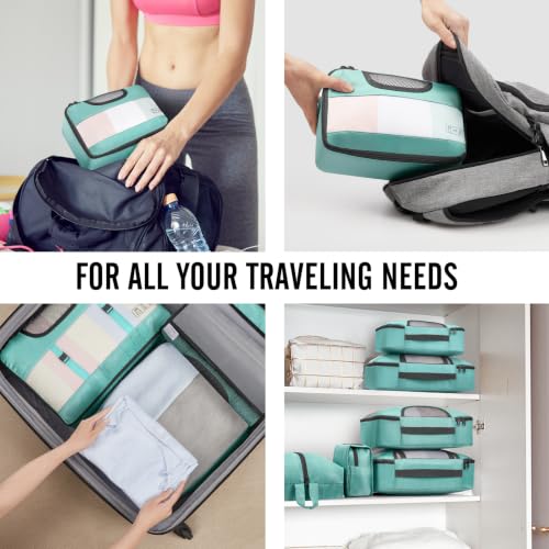 8 Set Packing Cubes for Travel Essentials (99 Count)