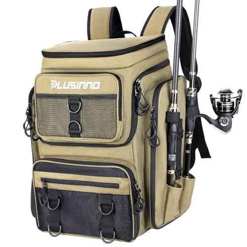 Fishing Backpack with Rod Holders