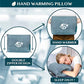 Compact 2-in-1 Travel Blanket Pillow for Airplane Flight, Blue