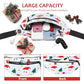 Large White Christmas Fanny Pack with 4
