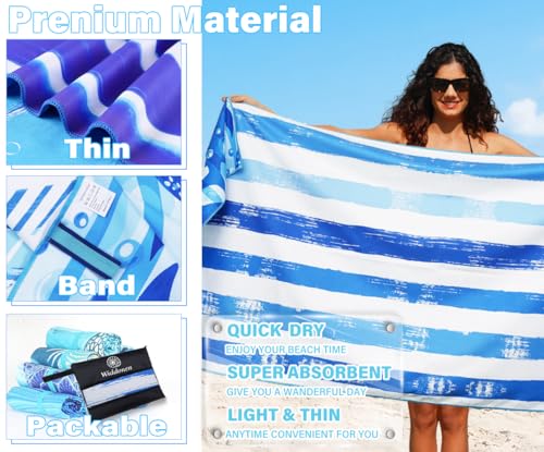 Microfiber Beach Towel (2 Count)