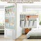 2 Pack 12 Pocket Over Door Hanging Storage Organizer with 4 Kinds Pouch (2 Count)