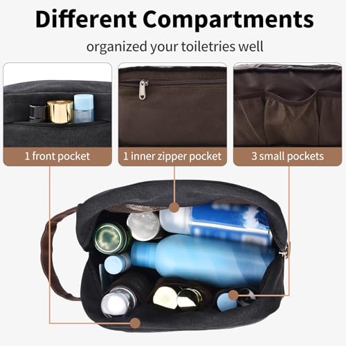 50L Canvas Duffle Bag for Travel Weekender Gym Overnight Carry