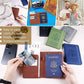 Premium Leather Passport Holder Covers Case