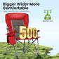 Oversized Outdoor Camping Chairs Support 500 LBS 2 Pack (2 Count)