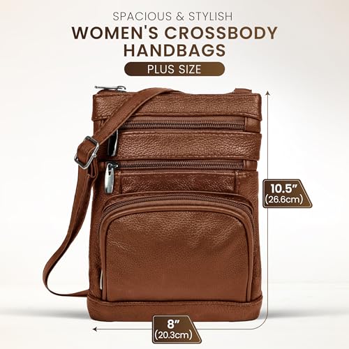 leather Crossbody Purses for Women