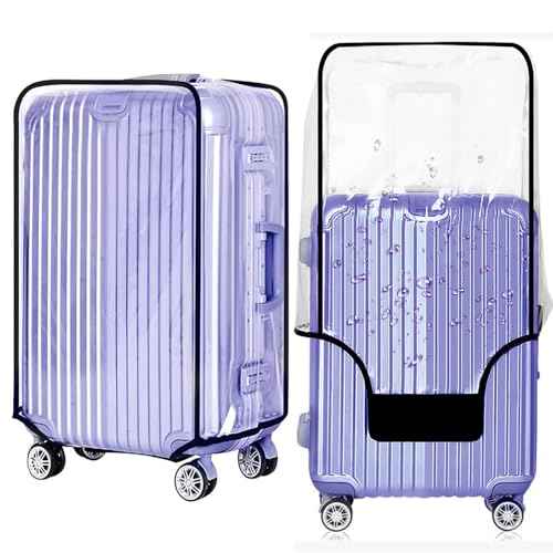 30 Inch PVC Clear Suitcase Cover