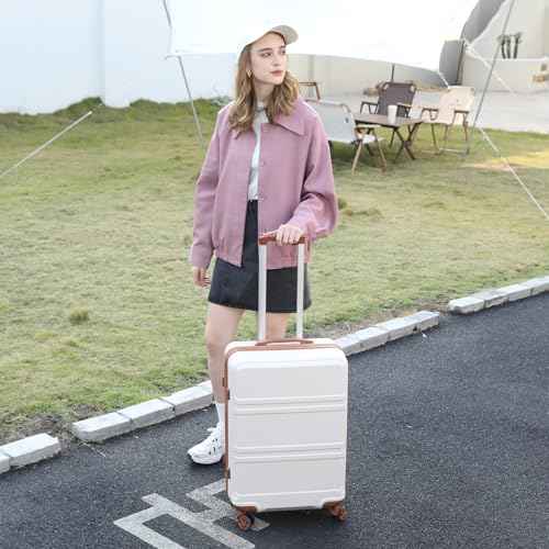 24 Inch Luggage Suitcase with Spinner Wheels TSA Lock