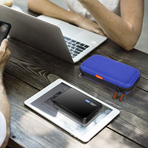 Blue Hard EVA Case for WD Seagate Hard Drive