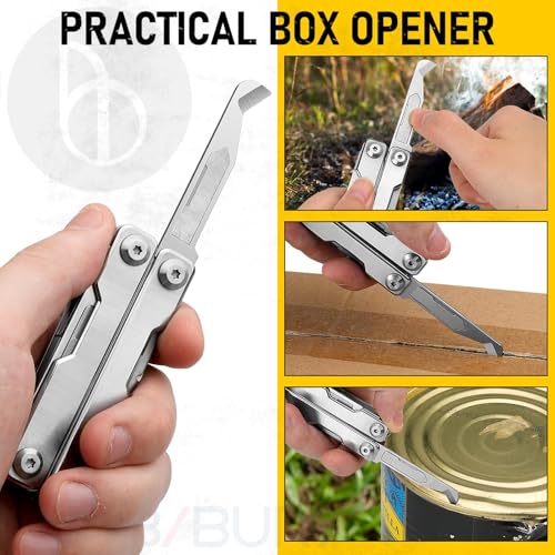Mini Multitool Pliers with Pocket Clip & Window Breaker
