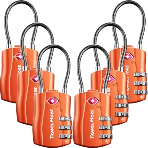TSA Approved Luggage Locks (6 Count)