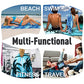 2 Pack Microfiber Beach Towel
