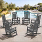 Outdoor Rocking Chair Set of 6 (6 Count)