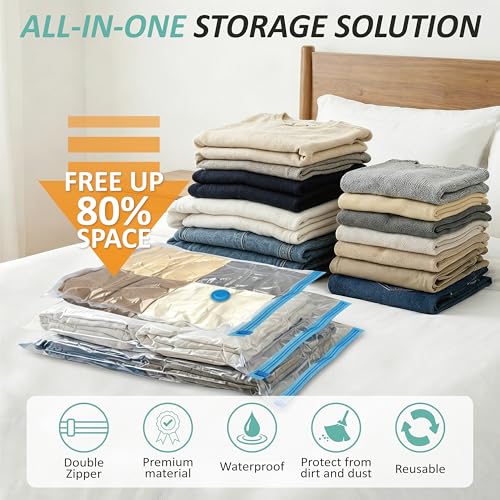 Vacuum Storage Bags with Hand Pump