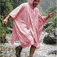 Adult Rain Poncho Waterproof Hooded Raincoat Lightweight Packable