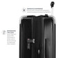 Pathways 3 Hardside Checked Luggage Suitcase