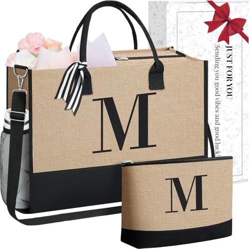 Personalized Initial Tote Bag