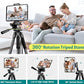 Phone Tripod 67" Camera Tripod Stand for iPhone iPad