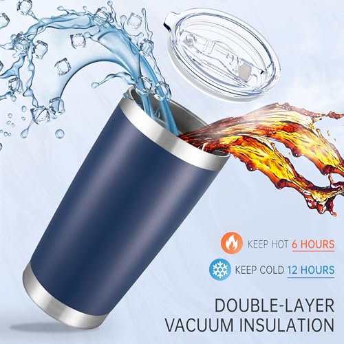 20 oz Tumblers Stainless Steel Tumbler with Lid