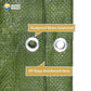 Tarp Green 6x8 Feet Multi Purpose Waterproof Poly Tarp Cover 5mil (48 Sq Ft)
