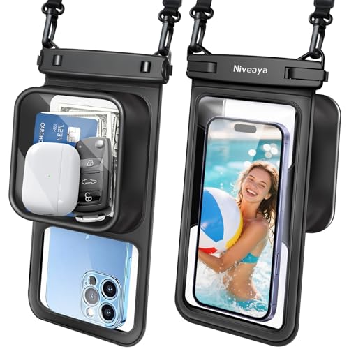 Floatable Floating Waterproof Phone Pouch 2 Pack (2 Count)