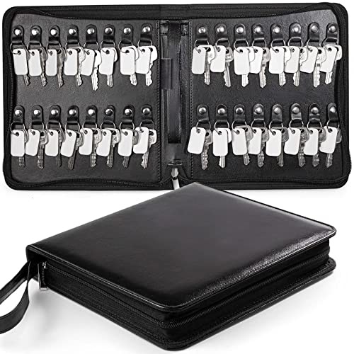 Portable Zippered Key Case