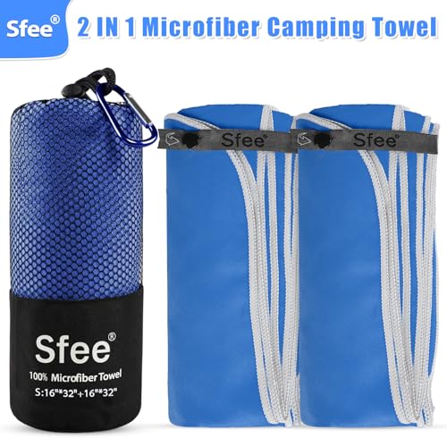 2 Pack Microfiber Travel Towel