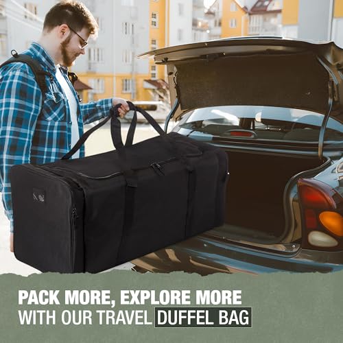 Heavy Duty Multi Pocket Travel Duffel Bag