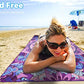 Microfiber Beach Towel with Bag Oversized 71x32 Sand Free 4 Pack (4 Count)