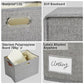 17" Large Fabric Storage Box with Lids (3 Count)