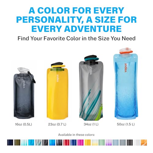 Collapsible Water Bottle with Carabiner