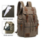 High Capacity Canvas Vintage Backpack