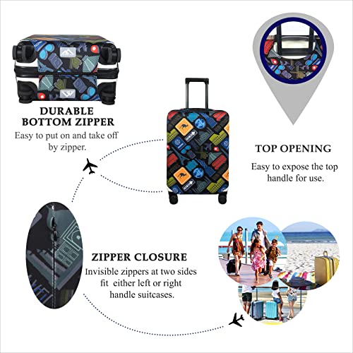 Travel Luggage Cover Suitcase Protector Fits 27