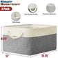15.7" x 12" Wide & Low Fabric Storage Bin (3 Count)