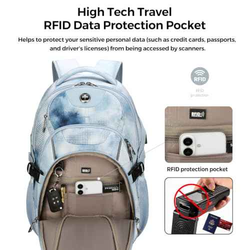 Design Backpack for Men with USB Charging Port SD803