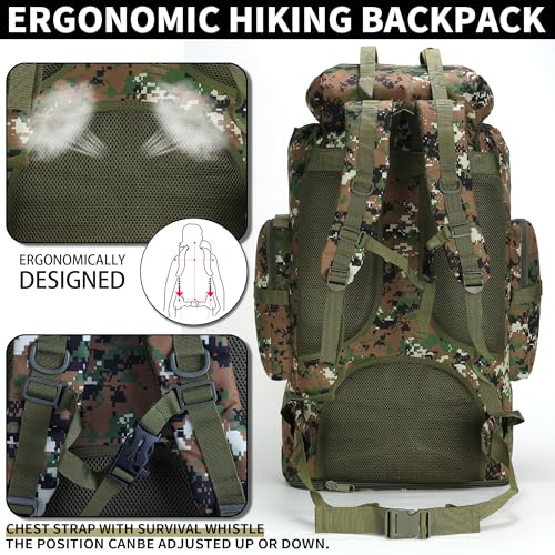 Hiking Backpack for Men 70L