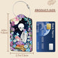 2 Pcs Book Skull Luggage Tags for Suitcase (2 Count)
