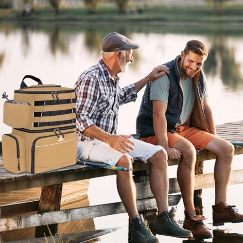 Large Fishing Backpack Cooler with Rod Holders