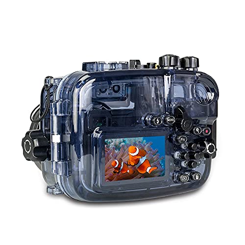 Seafrogs 40m 130ft Waterproof Underwater Camera Housing Waterproof Case for A6000 A6300 A6500 Compatible with 16