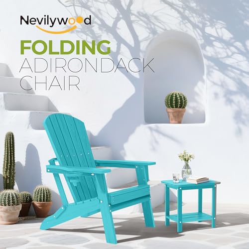 Folding Adirondack Chairs Set of 4