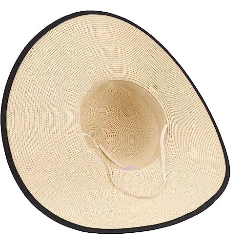 Women Twine Wide Brim Straw Hats Big Floppy Summer Hat Foldable Roll up Cap Beach Sun Hat UPF 50+