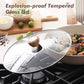 11inch Ceramic Nonstick Frying Pan Paella Pan with Lid